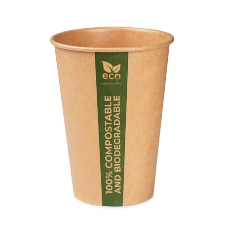 100% compostable paper cup - 50 units | The Vichy Store