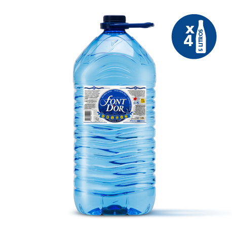 Font d'Or Mineral Water 4 5L bottles | The Vichy Store