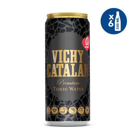 Vichy Catalan Premium Tonic Water tin 0.33L - 6 units