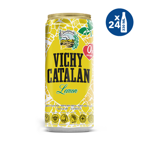 Vichy Catalan Lemon lata 330ml - 24 ud