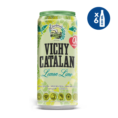 Vichy Catalan Lima-Llimona llauna 0,33L - 6 ut