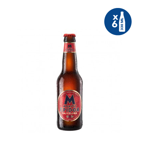 Cerveza Moritz Epidor 6 botellas 330ml