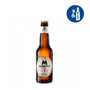 Cerveza Moritz 7  6 botellas 330ml