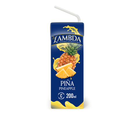 Lambda Selección de Piña Brik 200 ml 30 Ud.