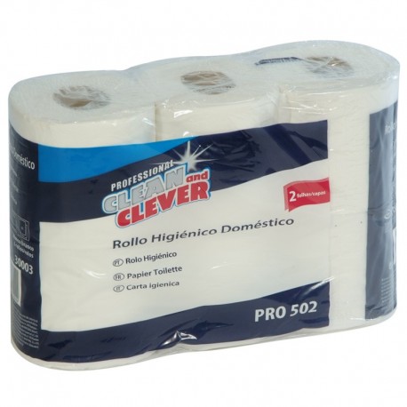 Paper Higiènic Clean & Clever - 6 rotllos| La Botiga Vichy