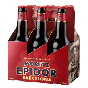 Pack Cerveza Moritz Epidor 6 botellas 330ml