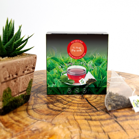 Buy Pu-Erh Red Tea from Cool Tea in pyramid bags